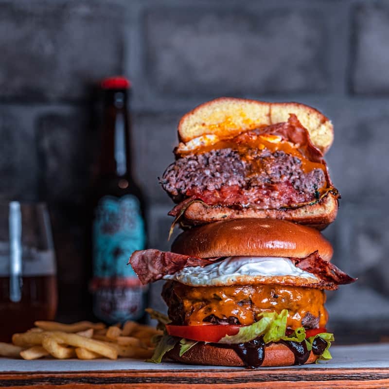 Photos of beautifully arranged meal